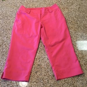 Adidas Sz 6 Climacool Pink Capri Cropped Pants